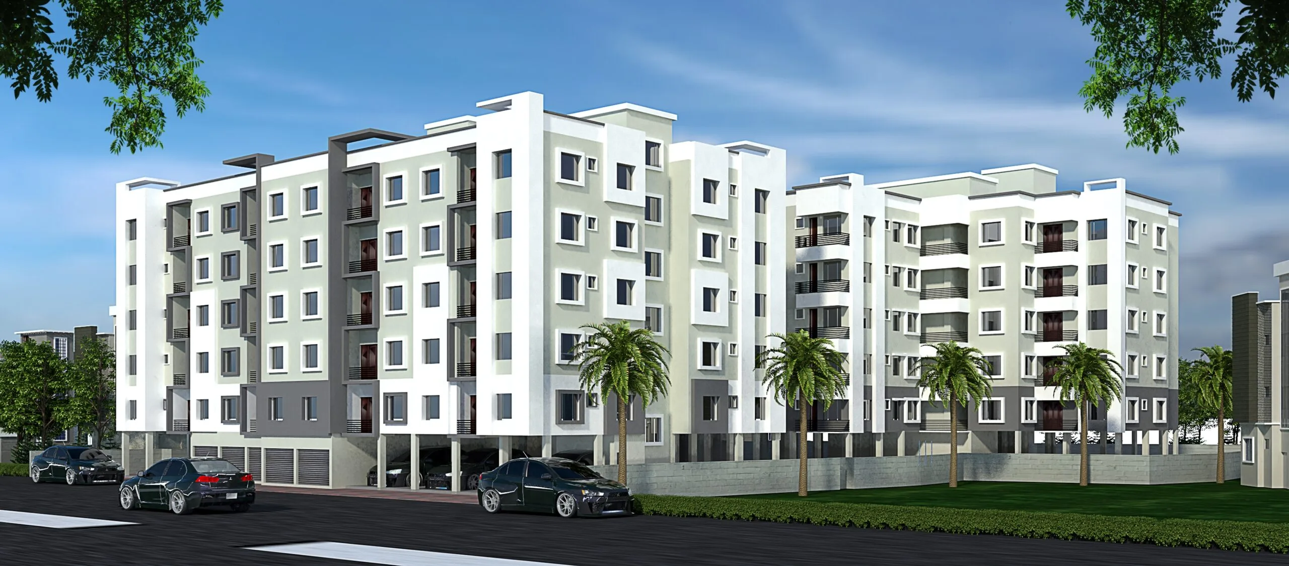 Modern residential building